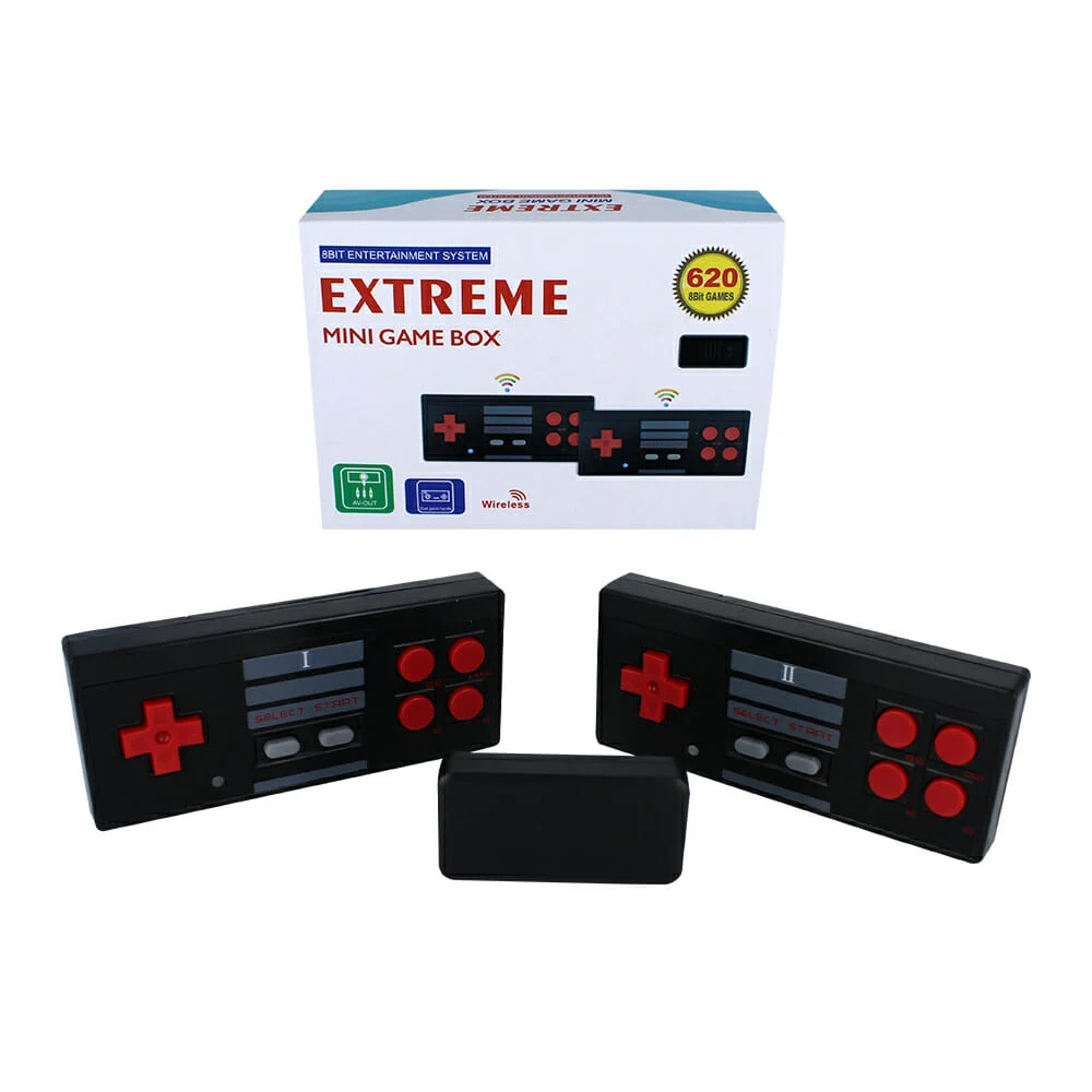 Mini consola inalámbrica de 2 controles con 620 juegos clásicos / u-b…