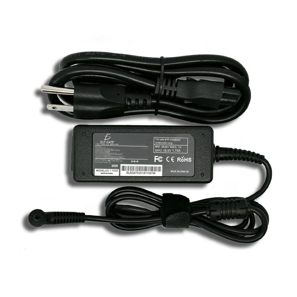 Cargador de punta delgada para laptop, compatible con Asus 35w / as.1…