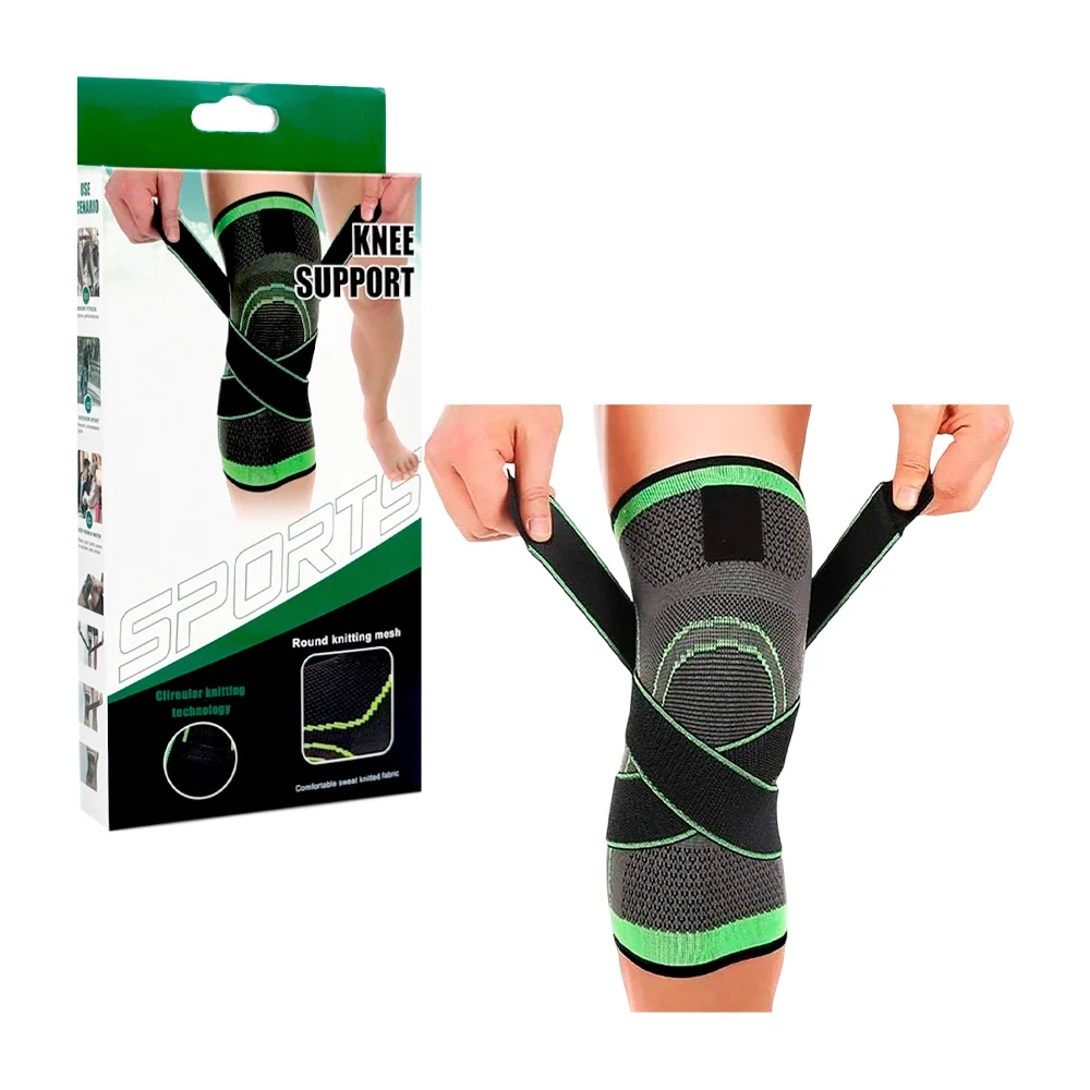 Rodillera ortopédica de tela ajustable con banda de velcro / knee sup…