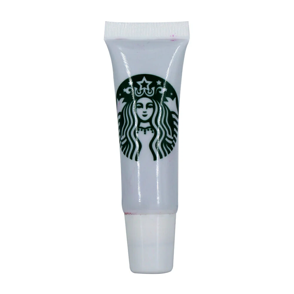 1pza Tinta labial biggerbowie con diseño temático de bebidas, 11g, va…