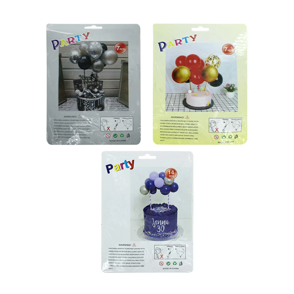 Cake topper de globos para adornar pasteles, de 7 o más globos / glob…