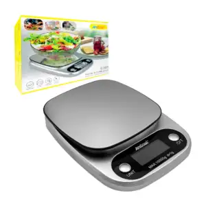 Báscula digital pequeña para cocina, recargable, diseño minimalista /…