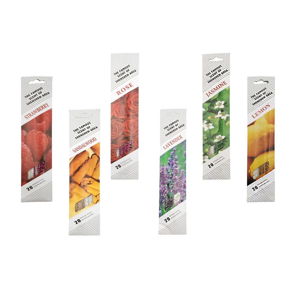 Paquete con 20 varitas de incienso, variedad de aromas / h20 / py1023…