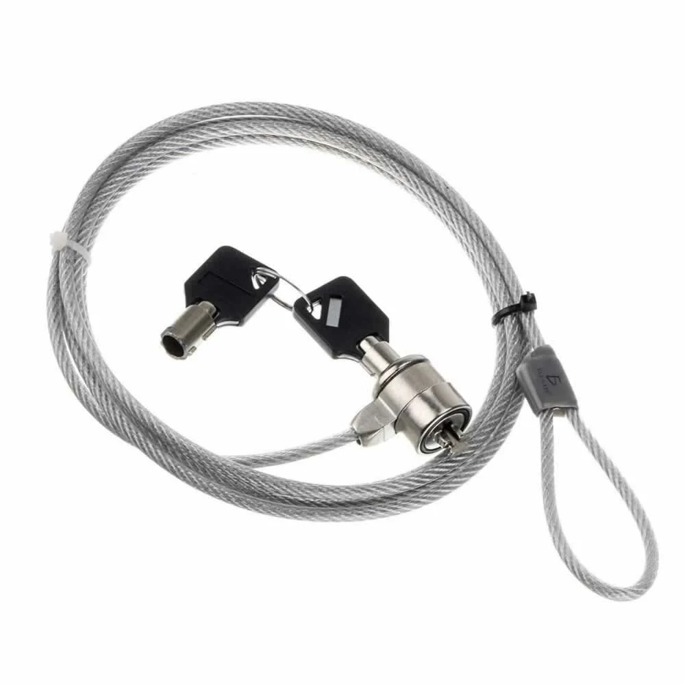 Candado de seguridad con par de llaves para laptop / con.26.llave
