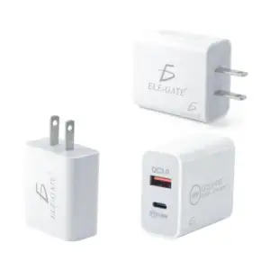 Cubo cargador de 18w con 2 entradas, usb y tipo c / ch.80