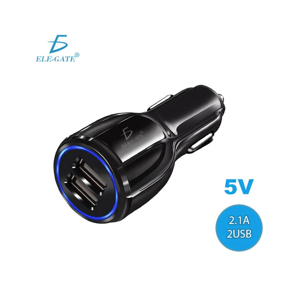Turbo cargador para auto, carga rapida qc 3.0 con 2 puertos usb