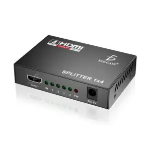 Splitter Hdmi 1x4 1080P Divisor Señal Amplificador Tv Monitor