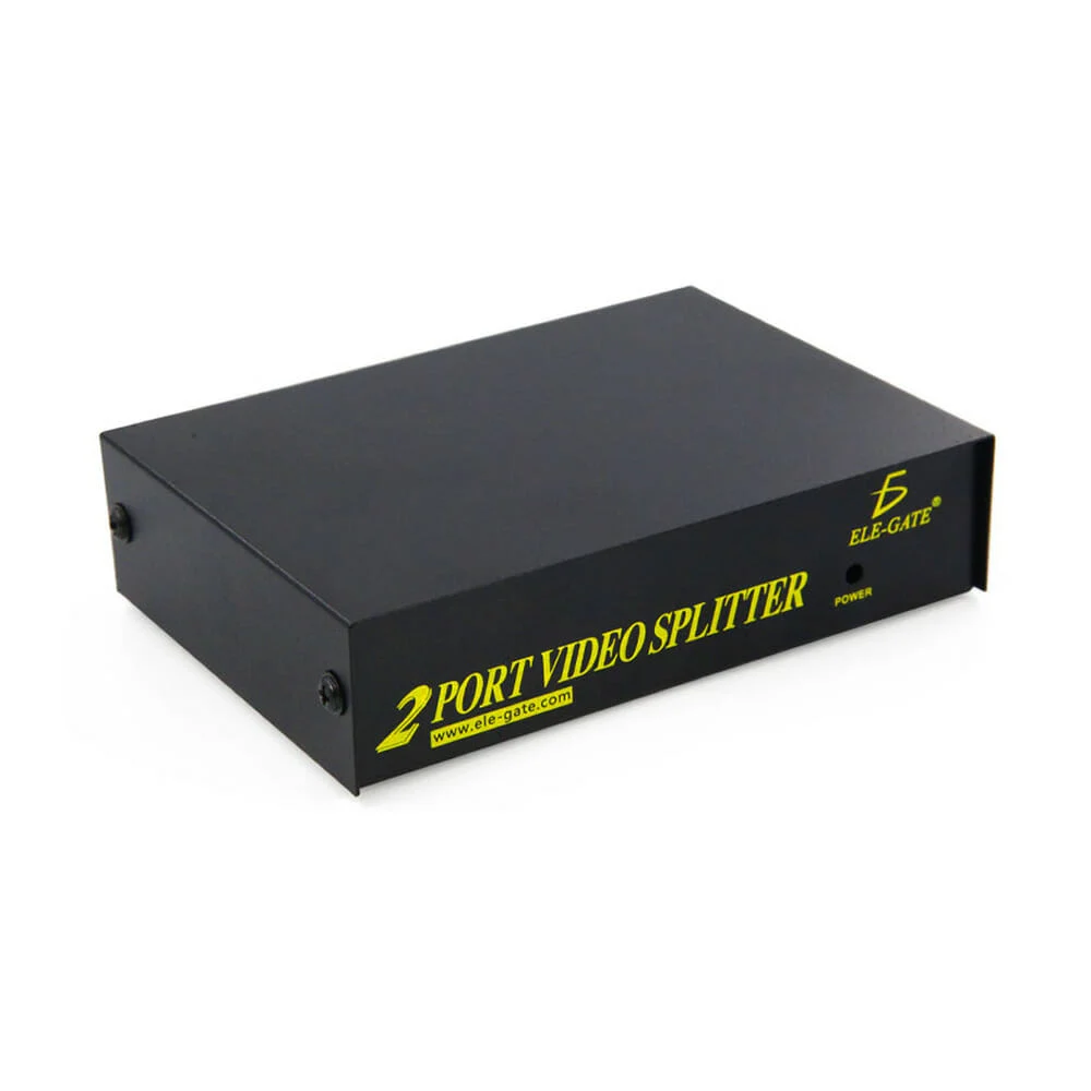 Splitter divisor de señal vga activo con 2 puertos para duplicación d…
