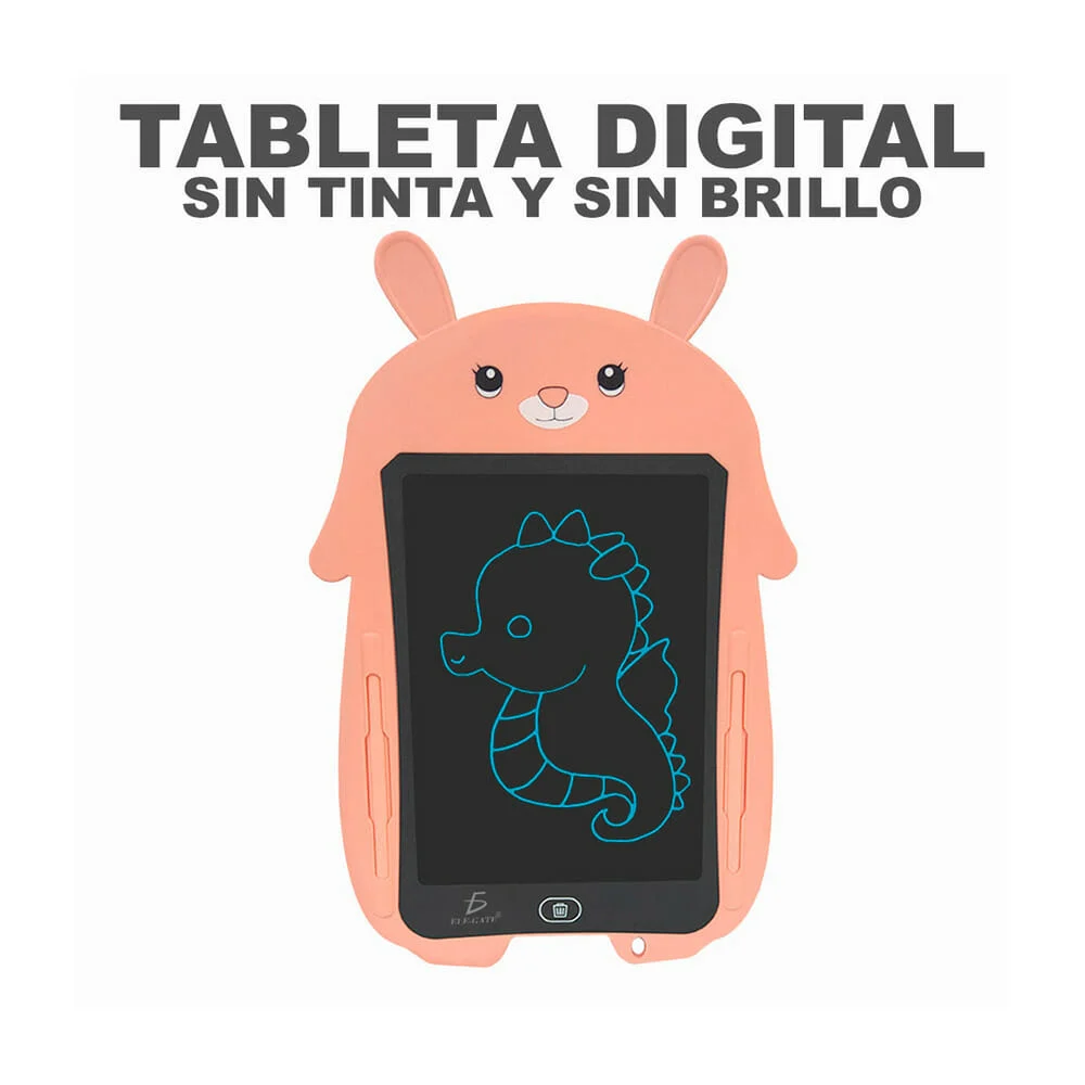 Tableta digital / pizarrón mágico con diseño de conejo 8.5 pulgadas /…