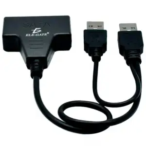 Cable adaptador de sata a usb 2.0, con doble puerto para discos duros…