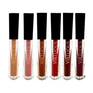 1pza labial líquido gloss en tono mate de larga duración, 4.5ml, vari…