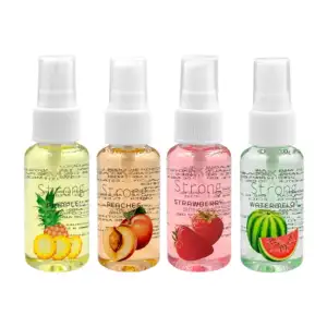 1pza fijador de maquillaje líquido en spray con aroma a fruta, varied…