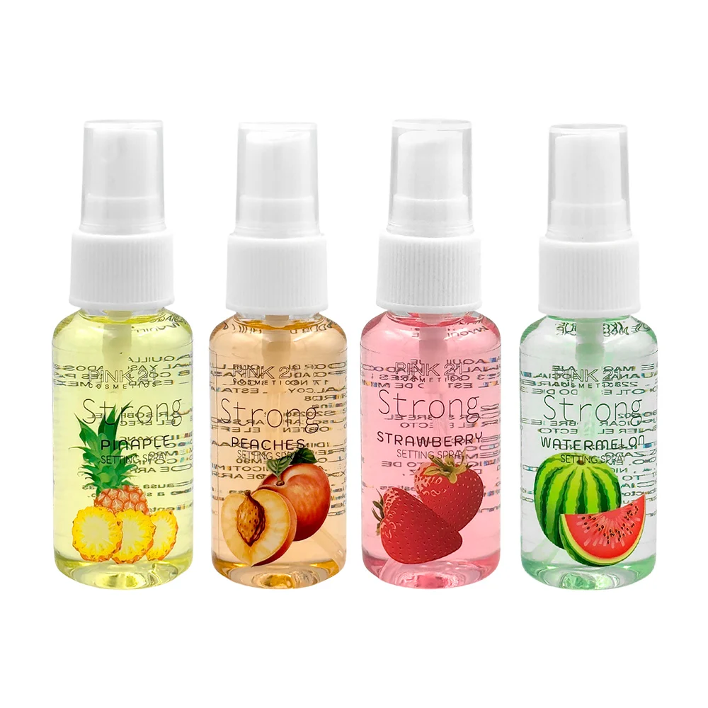 1pza fijador de maquillaje líquido en spray con aroma a fruta, varied…