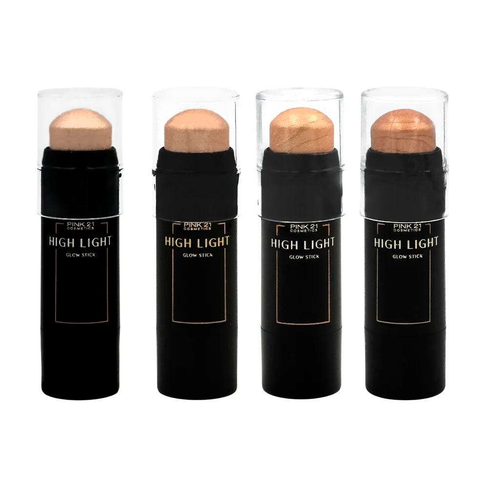 1pza Iluminador en barra cosmético para el rostro, con efecto satinad…