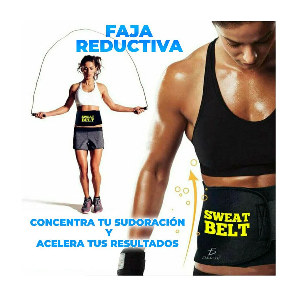 Faja moldeadora ajustable para hacer ejercico / sweat belt