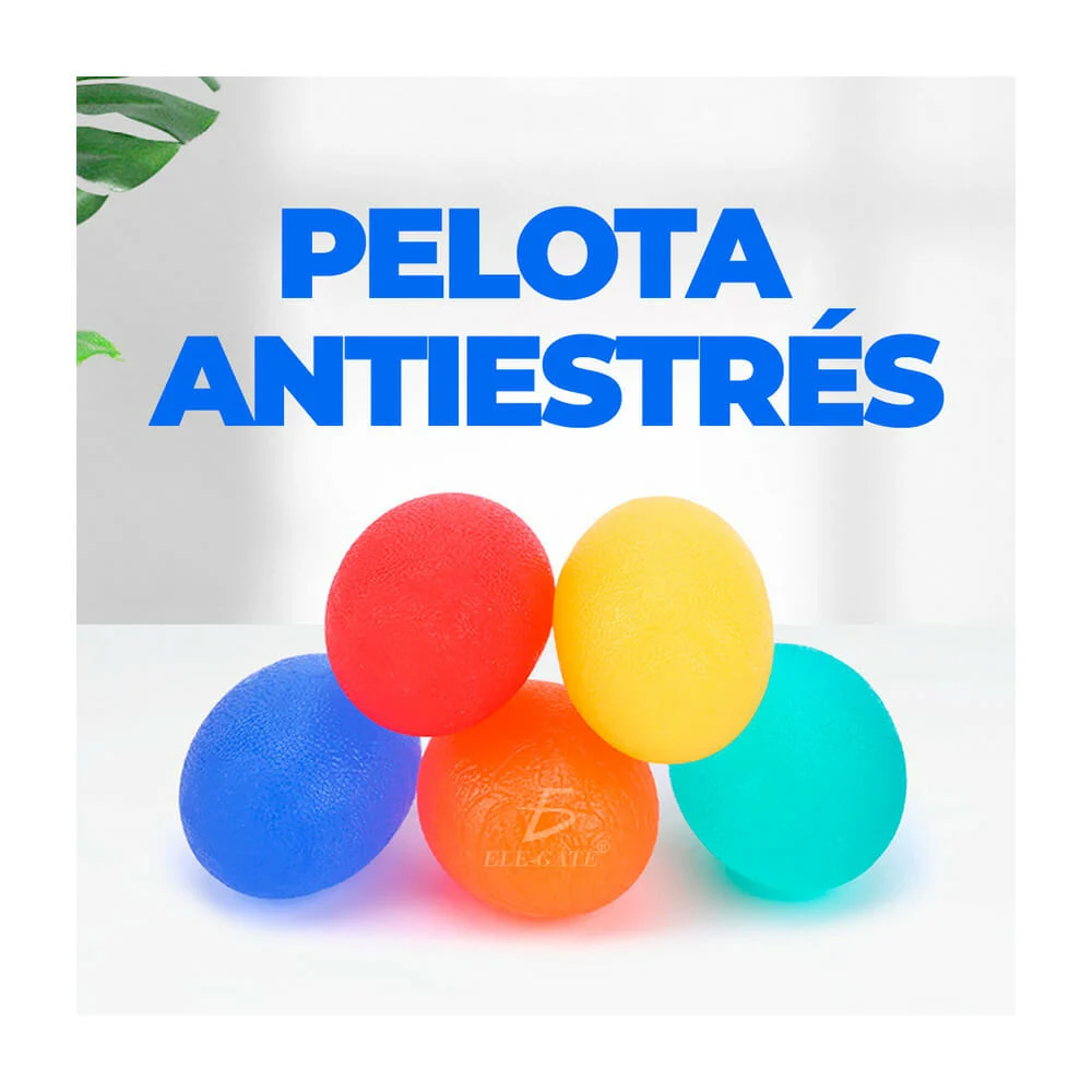 Paquete de 5 pelotas antiestrés terapéutica en forma de huevo, varied…