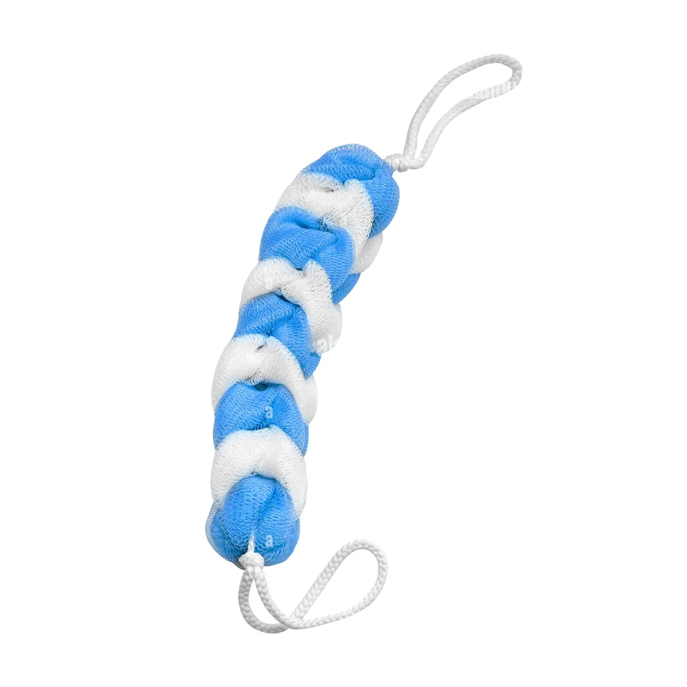 1pza Estropajo corporal tipo gusano, variedad de colores / e051