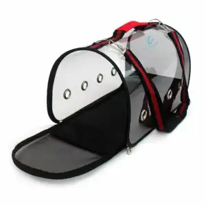 Bolsa / mochila transportadora de plástico para mascotas mas.02.3