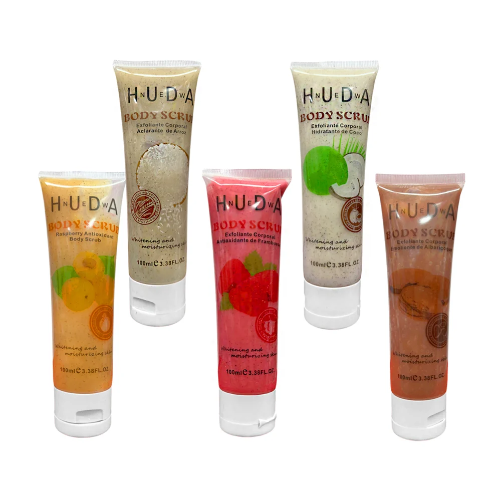 Exfoliante corporal con extracto natural, 100ml, variedad de aromas