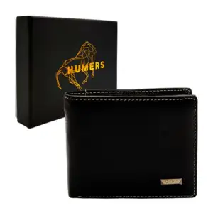 Cartera / billetera humers de color liso y placa c.o.c para hombre / …