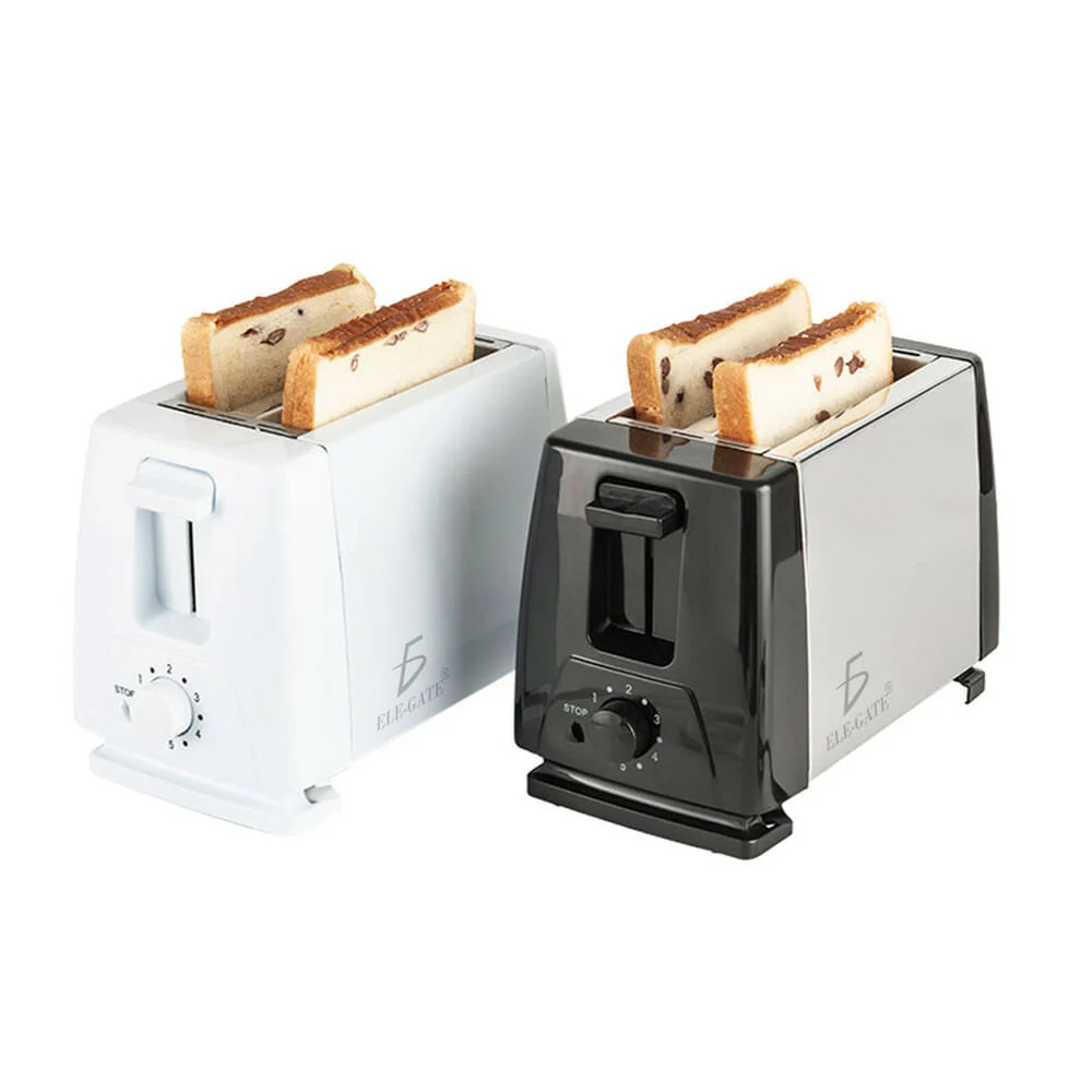 Tostadora eléctrica con 2 compartimientos y 6 niveles de tostado, var…