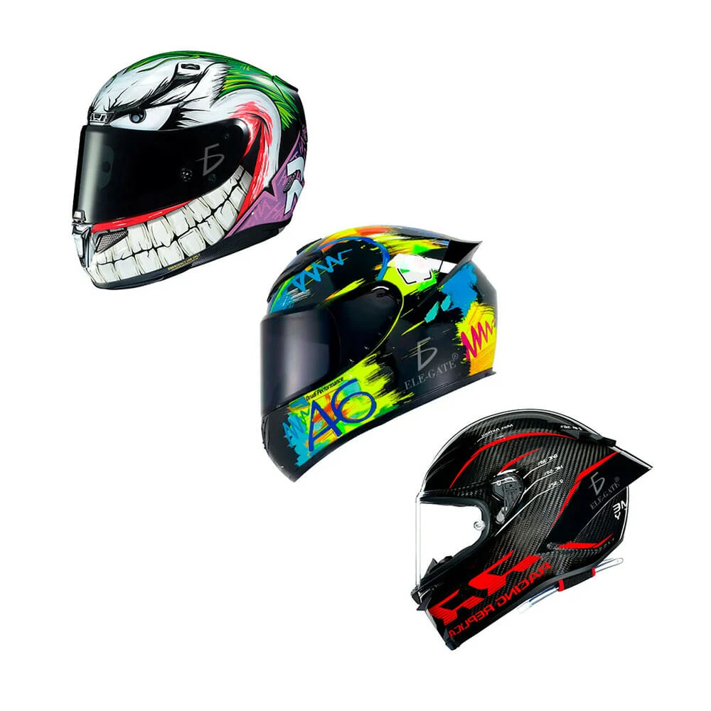 Casco de seguridad con visera integral retráctil y diseño estampado, …