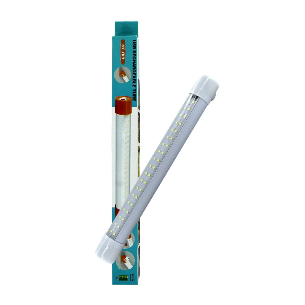 Lámpara tubo led recargable de emergencia con correa y modos de luz i…