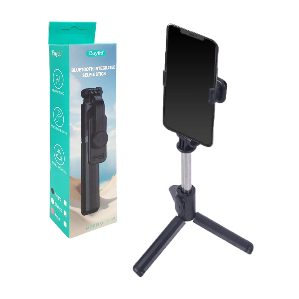 Soporte para celular, patas tipo trípode plegables y cuerpo alargable…
