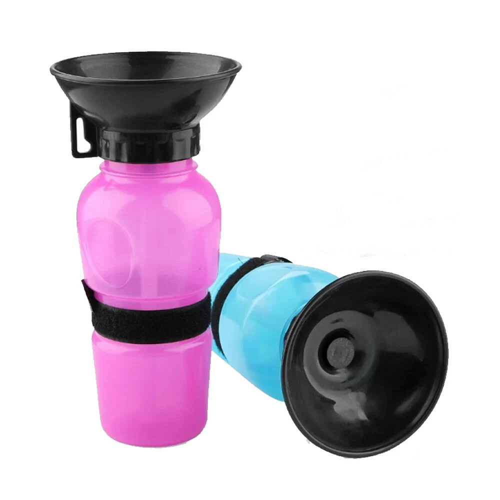 Vaso bebedero con ventosa para mascota, variedad de colores / jr1052