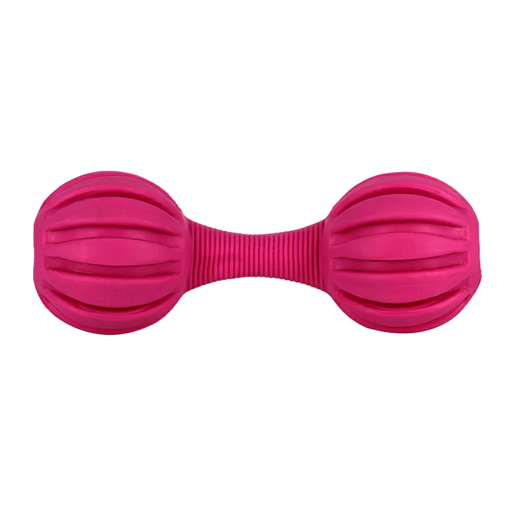 Juguete mordedera de hule para perro, variedad de colores / jr1347