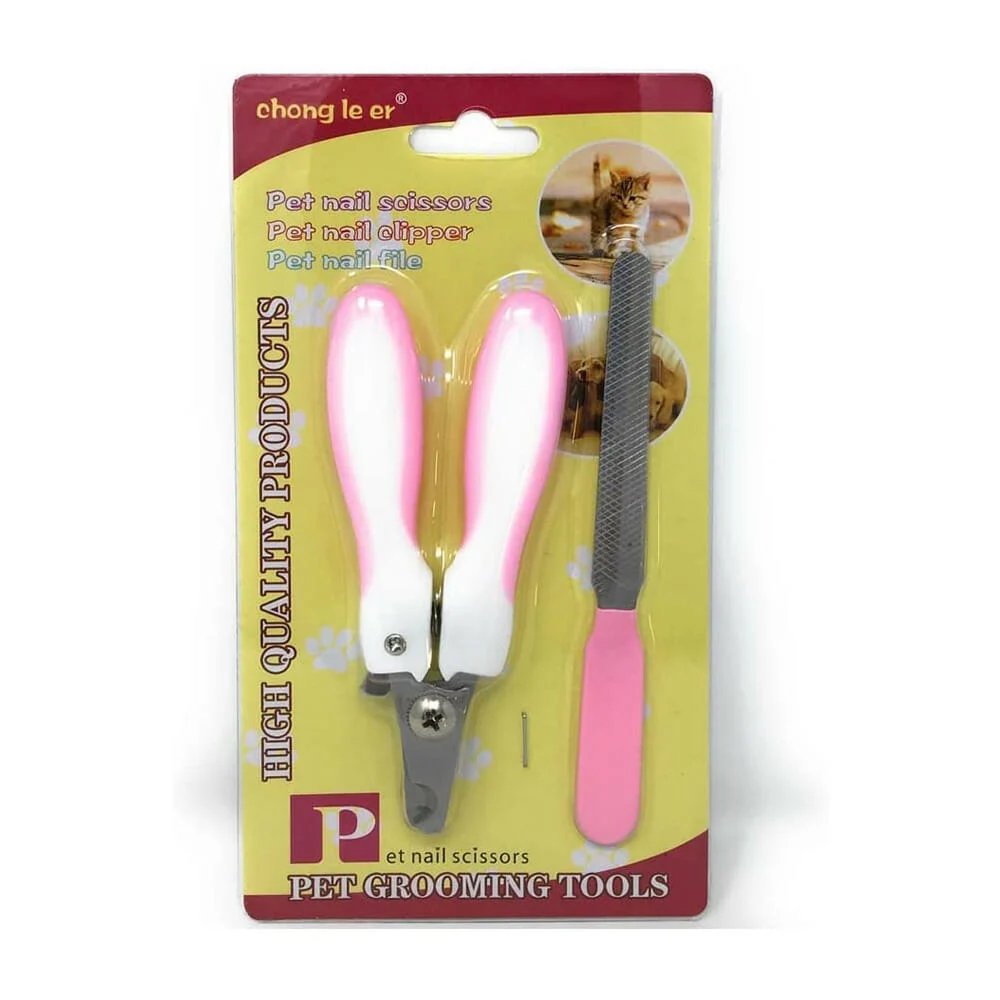 Blíster con cortauñas pequeño para mascota + lima de uñas para mascot…