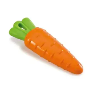 1pza Juguete chillón en forma de zanahoria para mascota / jr1576