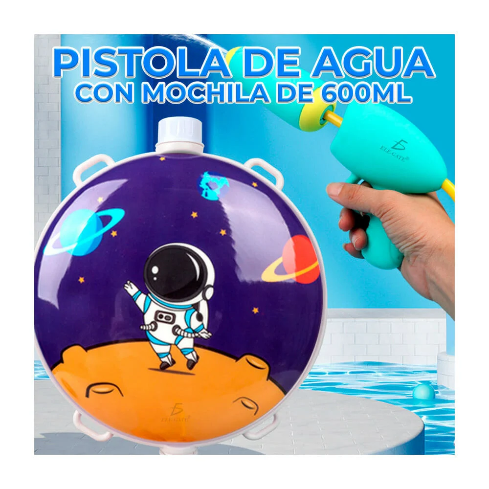 Tanque mochila redonda de plástico ele-gate con capacidad para 600ml,…