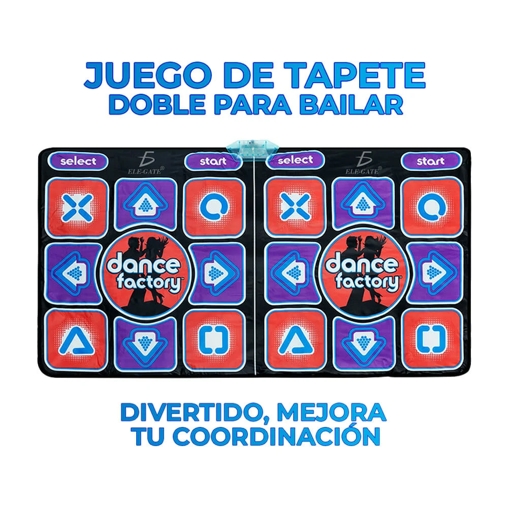 Tapete / alfombra doble alámbrica de baile y juegos / jug.32b2208