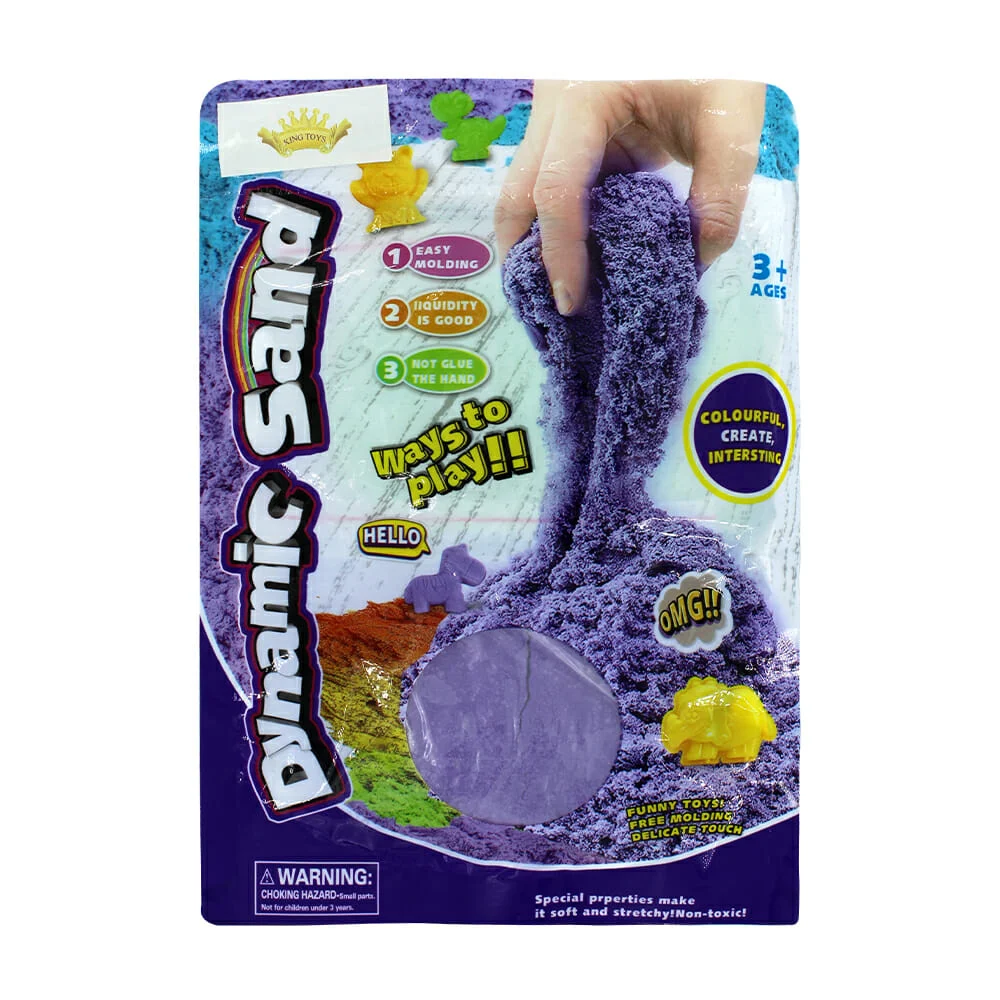 Set de arena mágica para moldear figuras / dynamic sand 300g ds-020