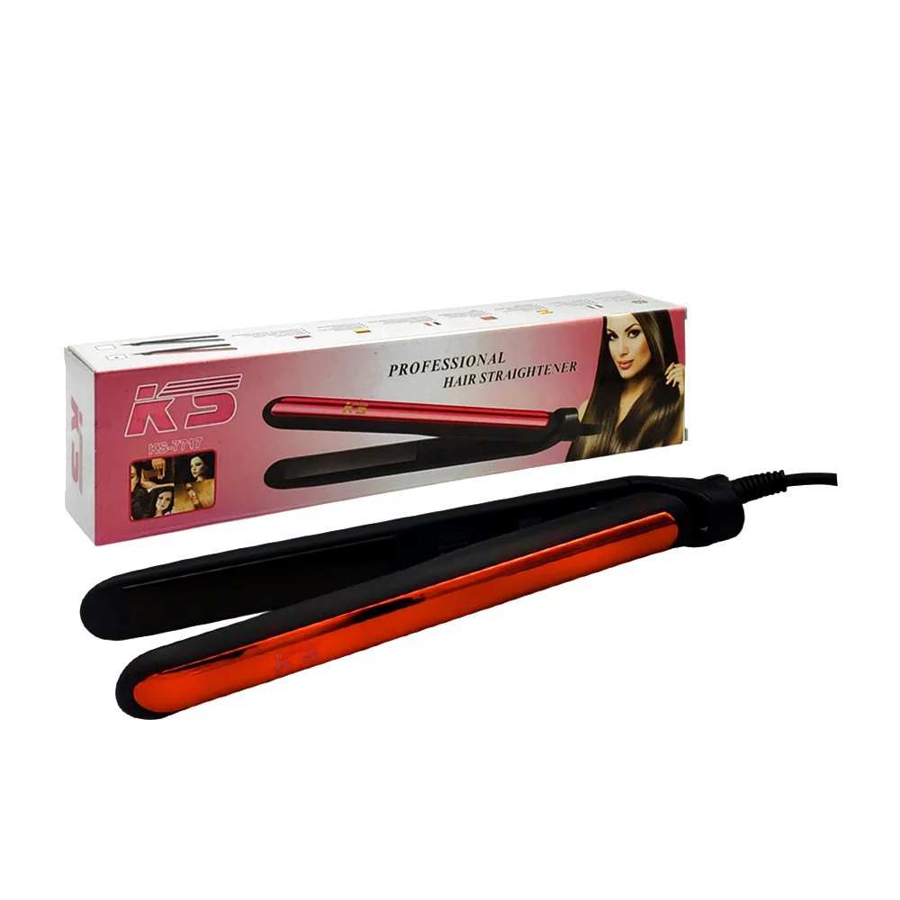 Plancha para el cabello, delgada placas de acero, variedad de colores…