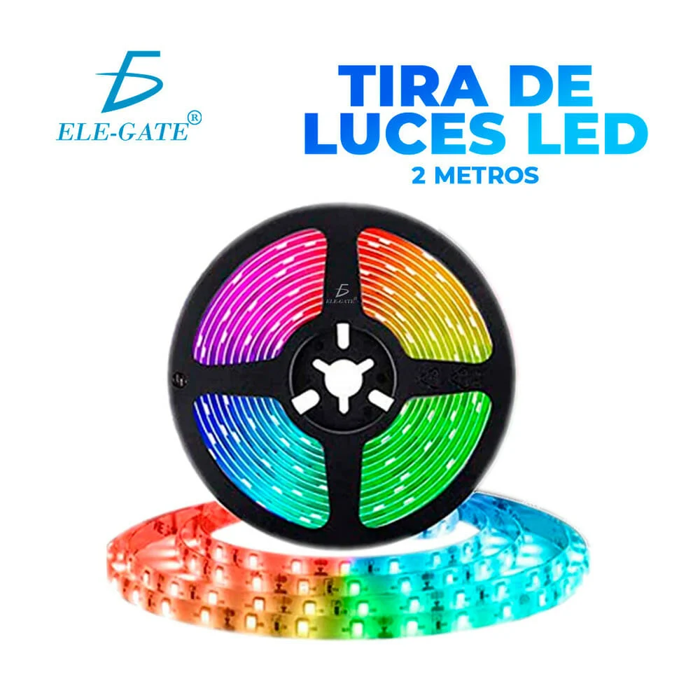 Tira de luces led rgb de 2 metros, con alimentación usb a 5v / led.44…