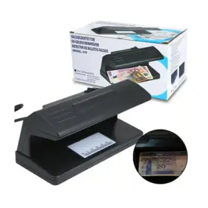 Lámpara con luz ultravioleta y regleta de 6cm para detectar billetes …