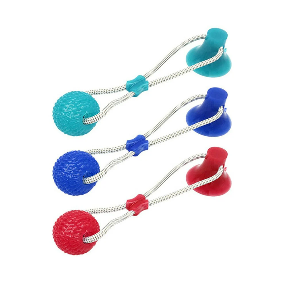 Juguete mordedera multifuncional con cuerda y ventosa para mascota / …