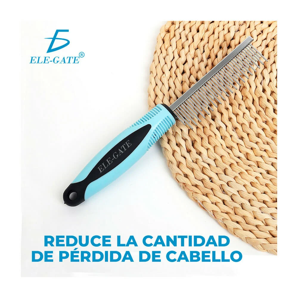 Cepillo metálico para desenredar pelo de mascota, variedad de colores…