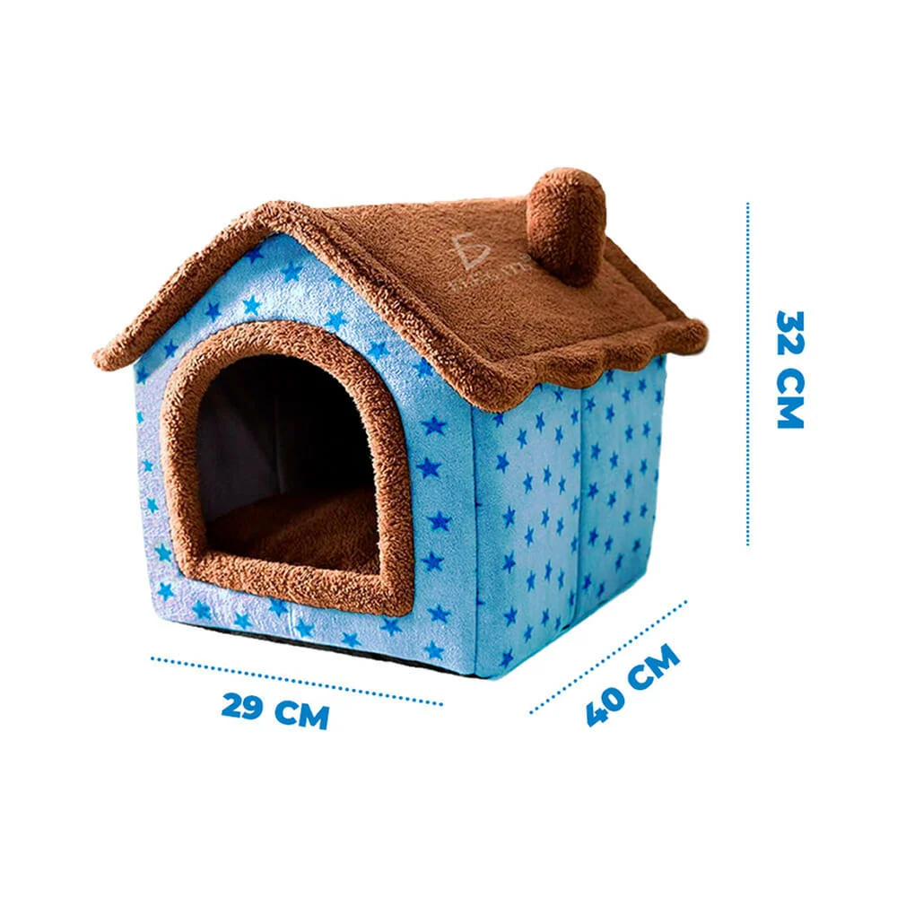 Casa de esponja para mascota con diseño de estrellas / mas.15.2