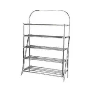 Zapatero metálico multifuncional de 5 niveles / mdm9195