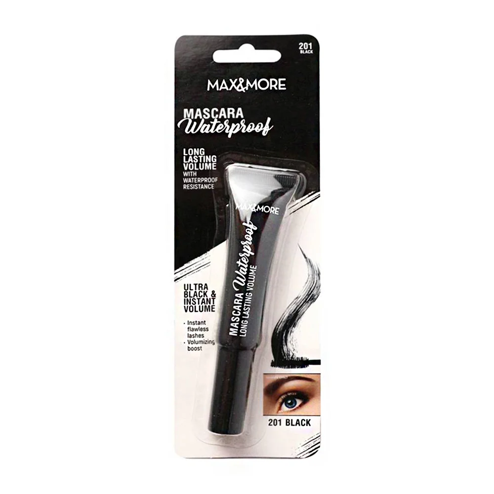 Mascara / rimel en color negro de larga duración para pestañas, 10ml …