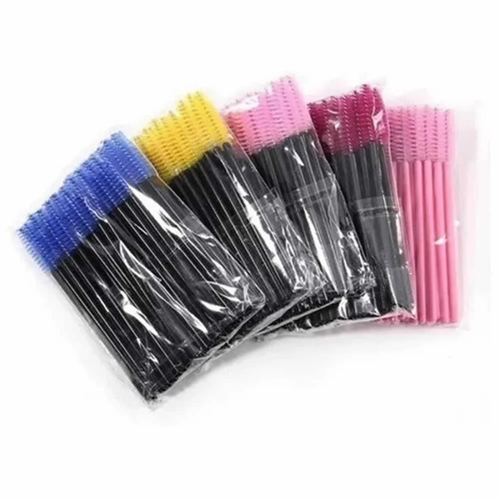 Paquete 50 cepillos para pestañas y ceja, variedad de colores pe-25 /…