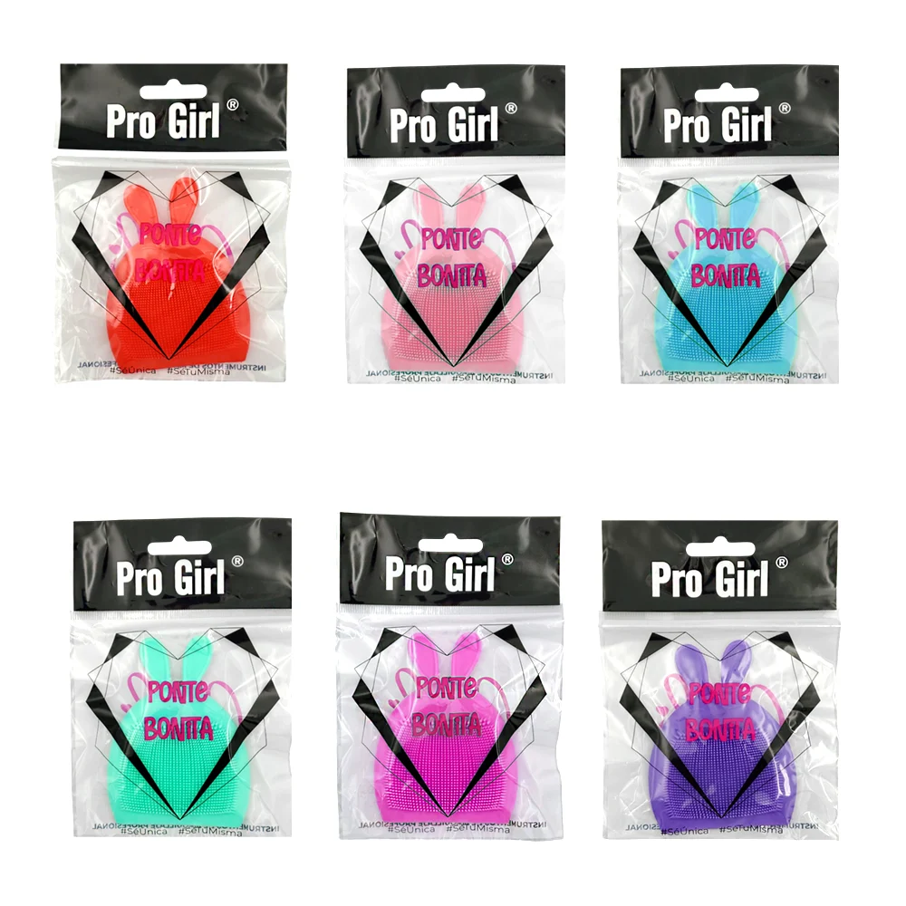 Cepillo limpiador facial de silicón pro girl tipo guante con forma de…