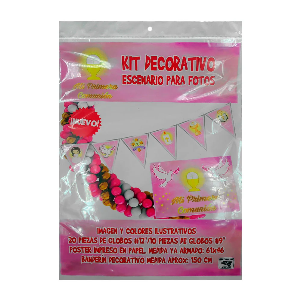 Kit decorativo de escenario para fotos con temática de 1ra comunión n…