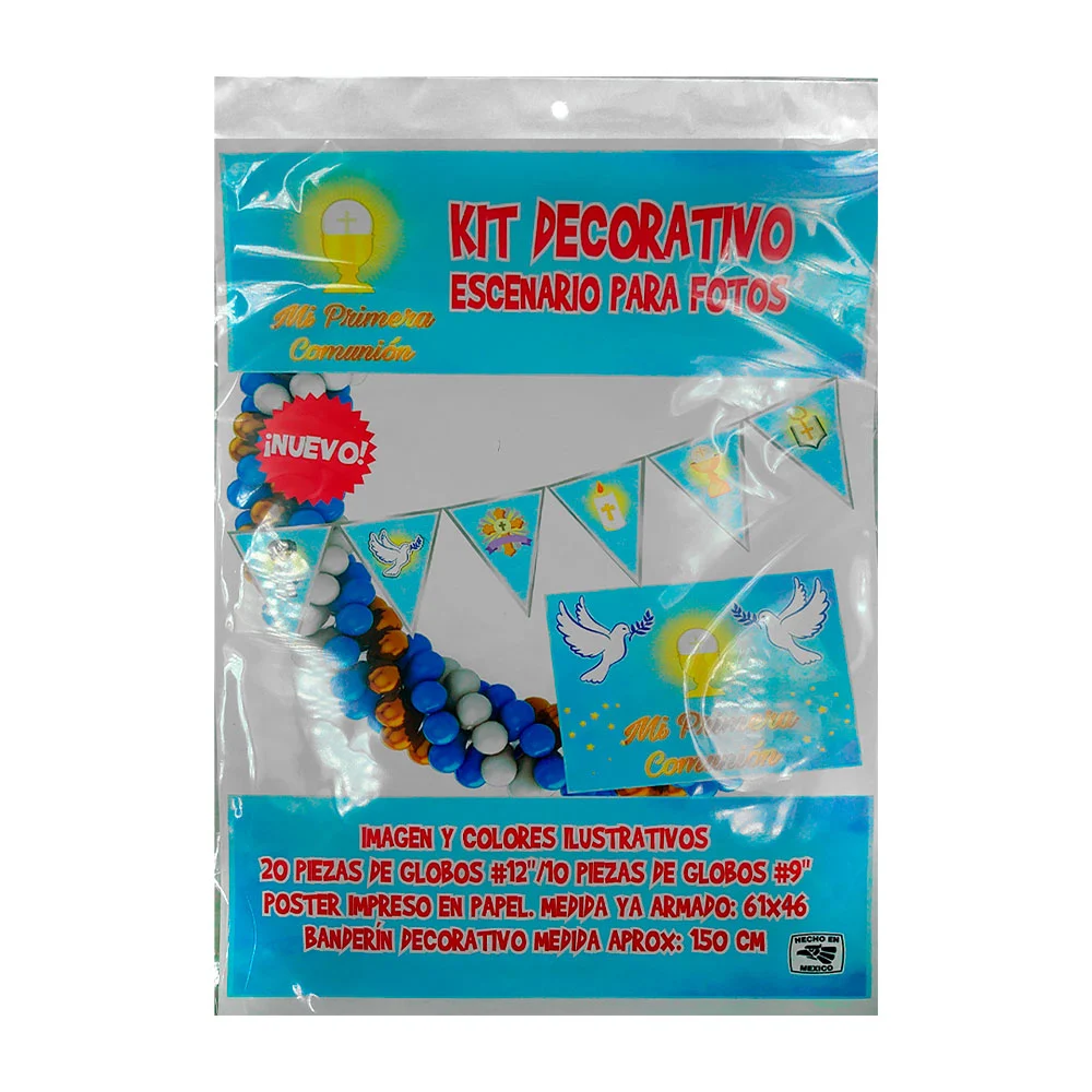 Kit decorativo de escenario para fotos con temática de 1ra comunión n…