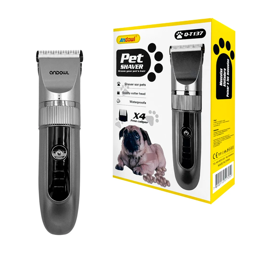Máquina rasuradora para mascotas diseño ergonómico + accesorios / q-t…