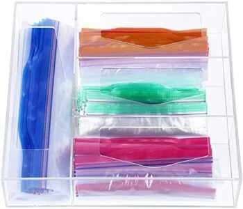Organizador de bolsas tipo Ziploc
