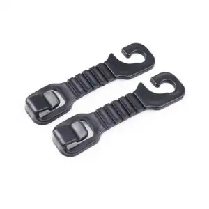 Blíster con par de ganchos de plástico para asiento de coche / speed …